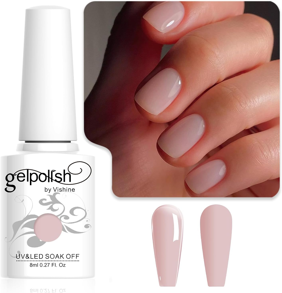 Miniatura: Esmalte De Uñas De Gel UV, Color Blanco Leche, Gel De Gelatina, Esmalte LED Soak