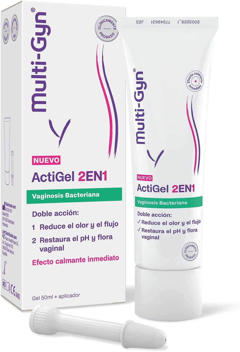 Multi-Gyn Actigel Tratamiento 2 En 1 Para La Vaginosis Bacteriana 50Ml+Aplicador