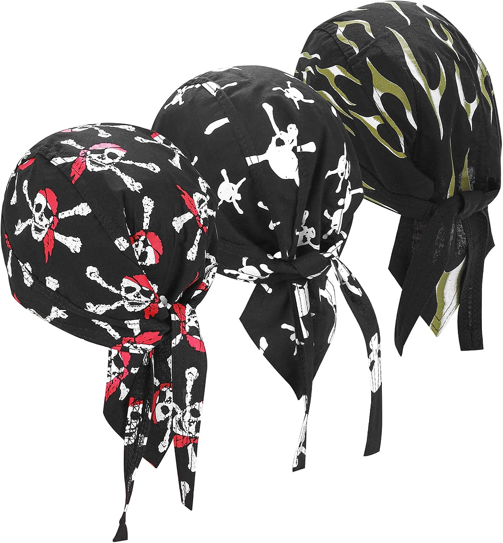 Miniatura: 3 Piezas Sombreros Corrergorras Pañuelos Cabeza Bandana Hombre Deportivas Transp