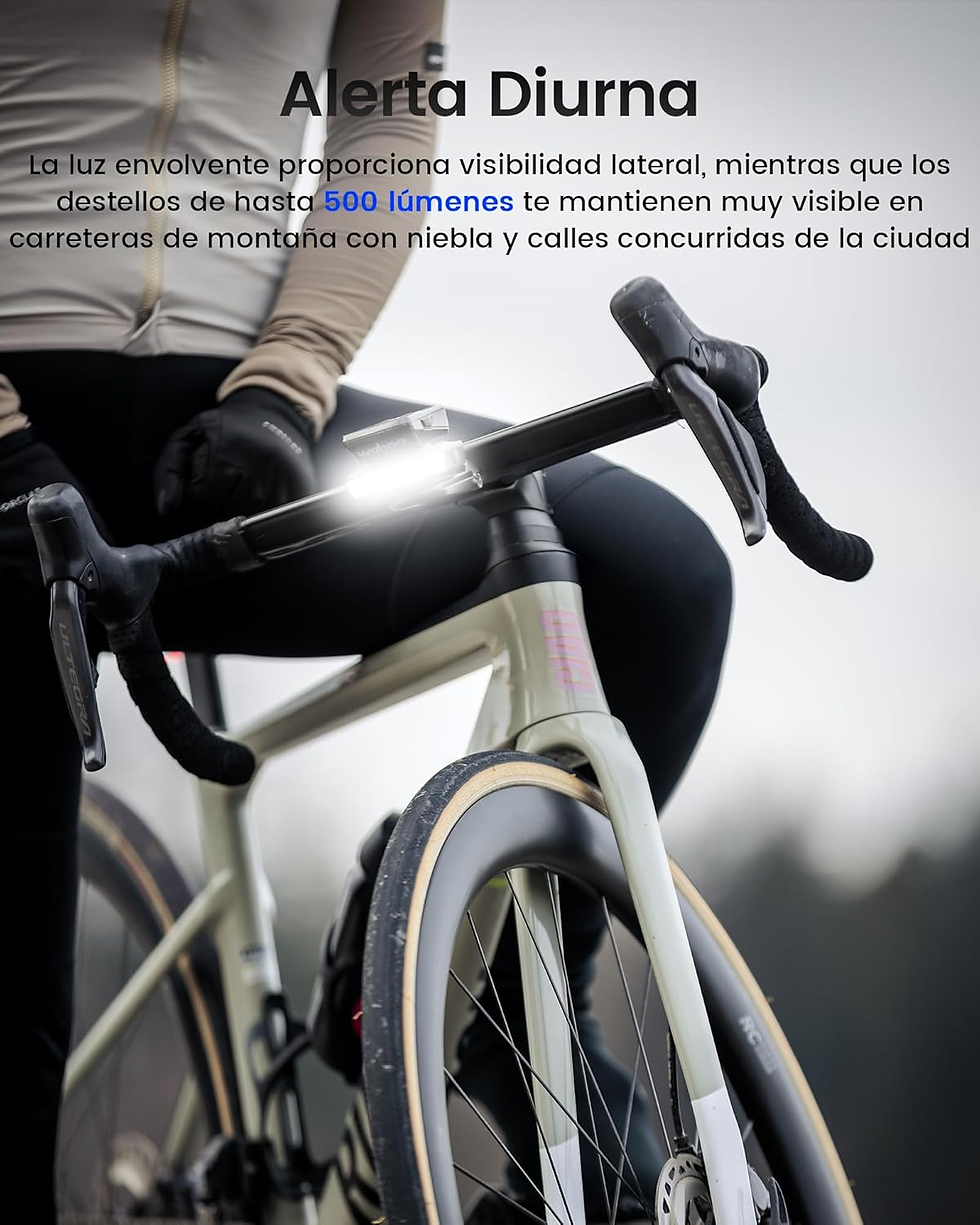 Miniatura: RAVEMEN FR500 500 Lúmenes Luz Delantera Para Bicicleta De Para Ciclismo Diurno Y