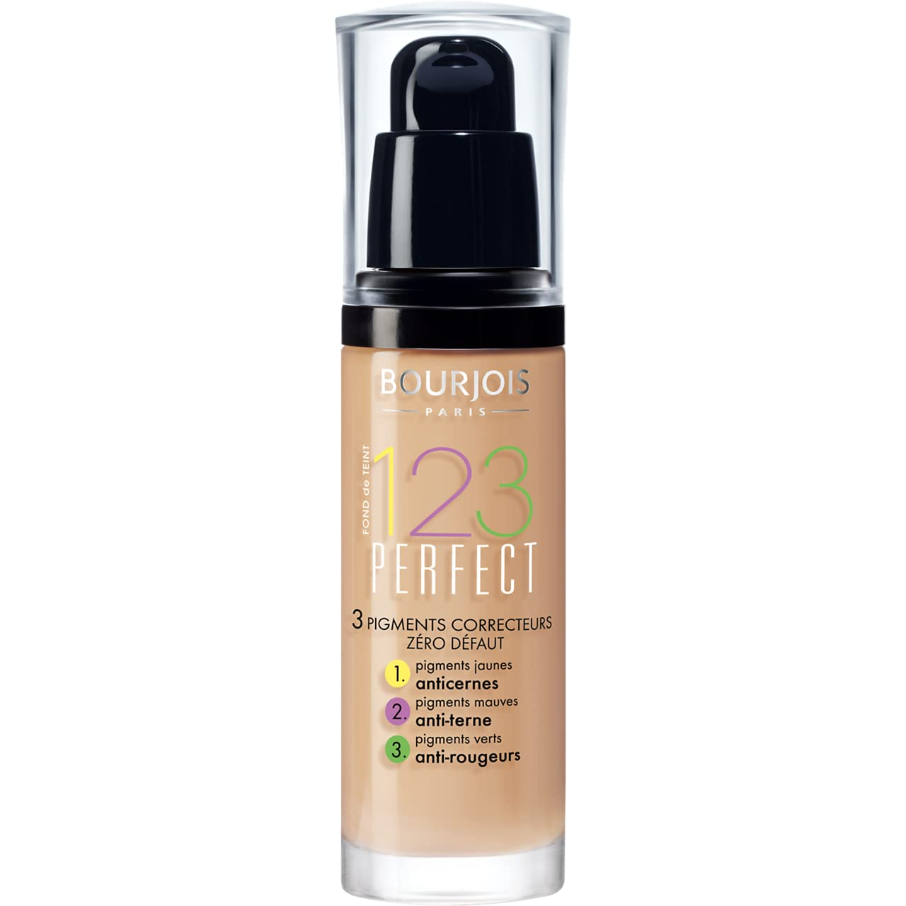 Bourjois 123 Perfect Base De Maquillaje Tono 53 Light Beige - 30 Ml