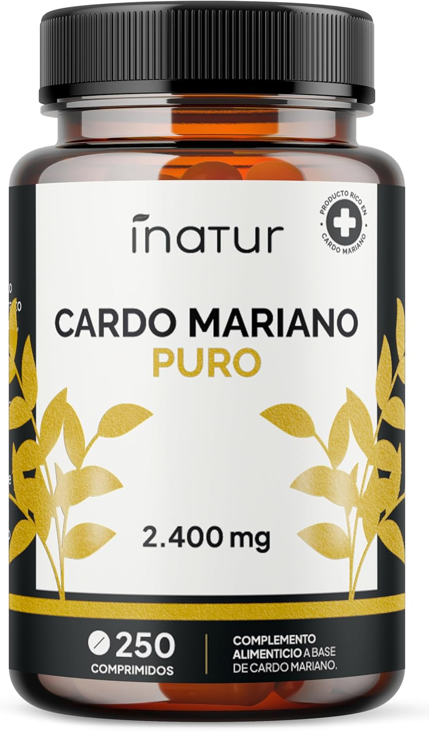 Cardo Mariano 2.400Mg - 250 Comprimidos | 80% Silimarina De Extracto 40:1 | Deto