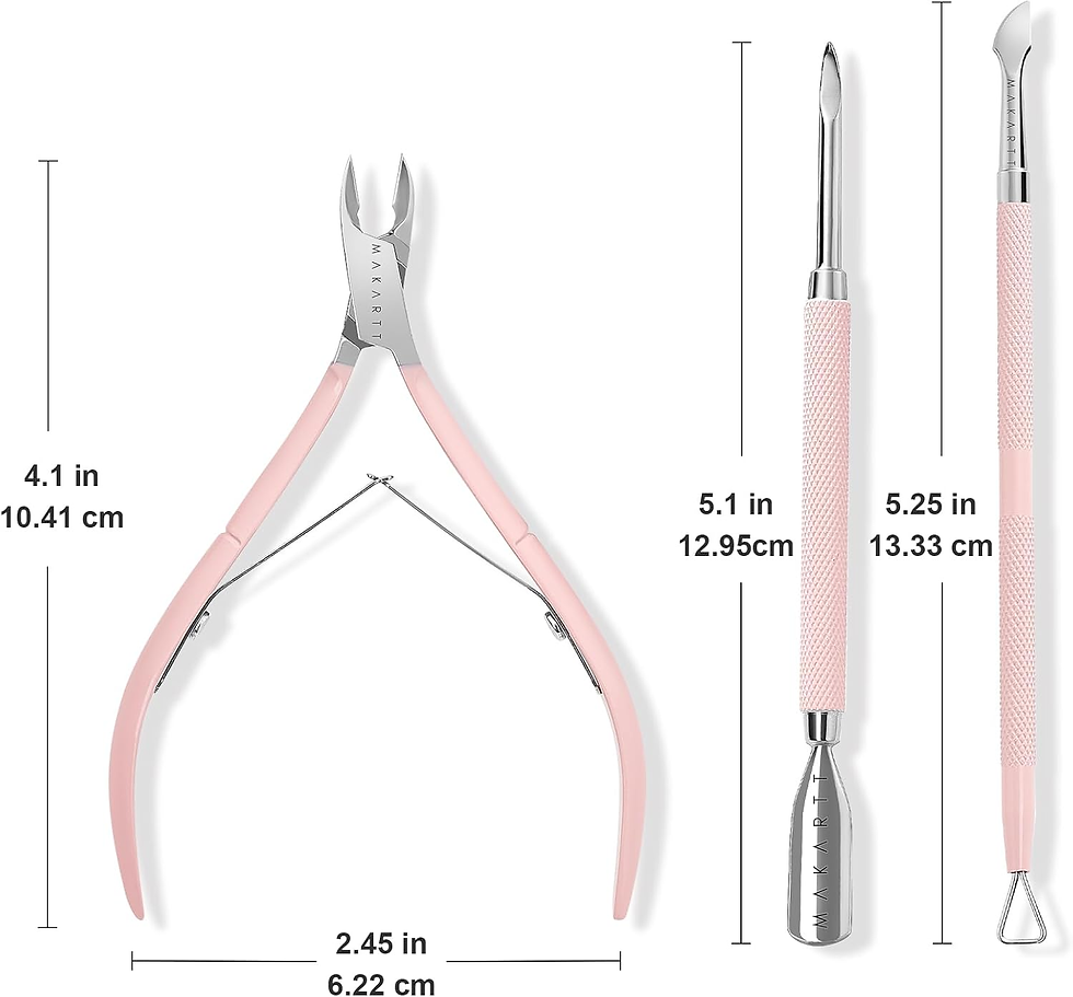Miniatura: Makartt Corta Cuticulas Profesional - Alicates Cuticulas Cortador Y Removedor De