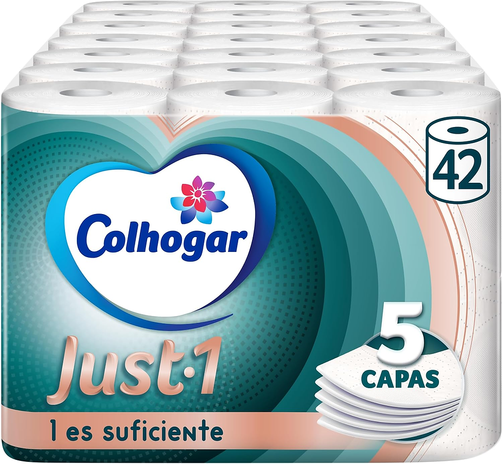 Miniatura: Colhogar Just 1 X42 - Papel Higiénico Extra Absorbente - Paquete Con 6 Rollos - 