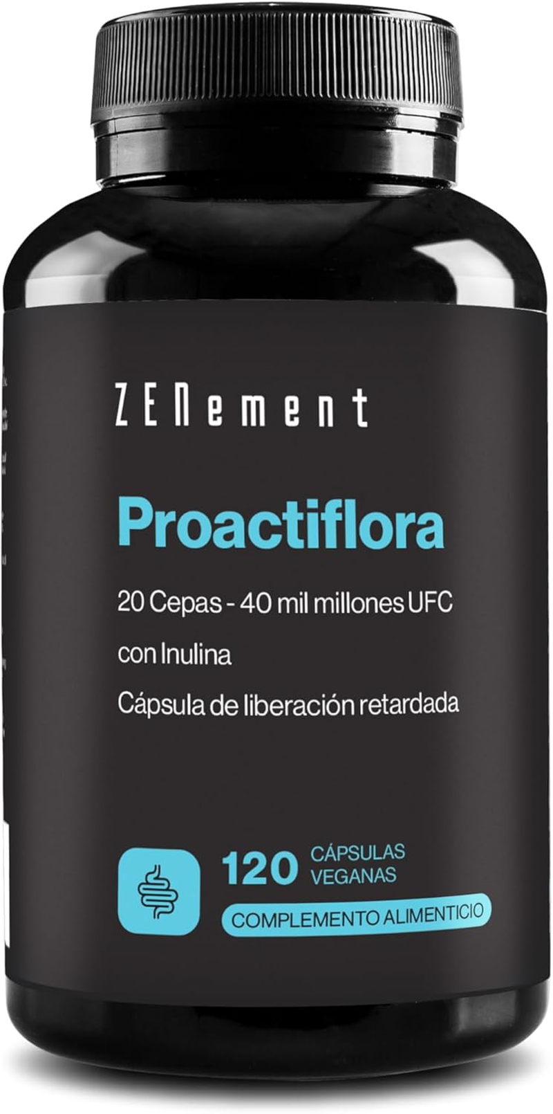 Probióticos Y Prebióticos Intestinales, 120 Cápsulas Gastrorresistentes - 20 Cep