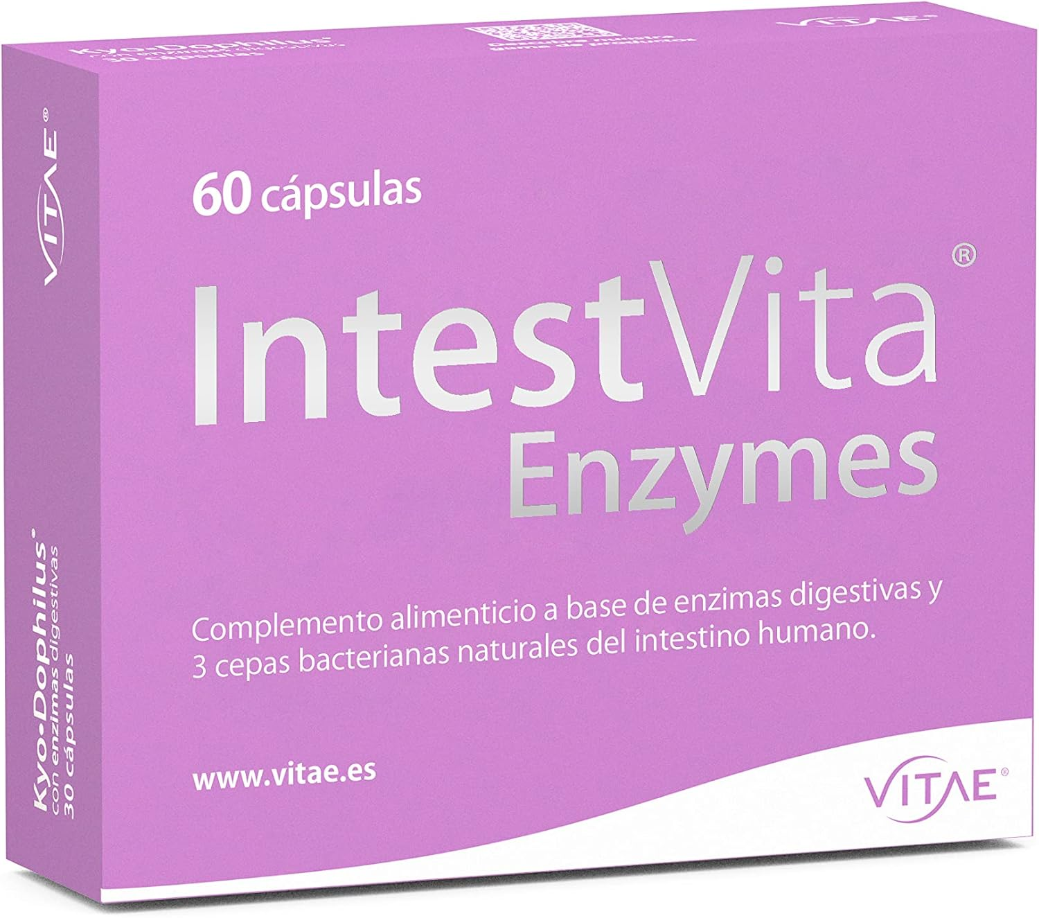 Intestvita Enzymes 60 Cápsulas | Enzimas Digestivas Y Probióticos | Combatir Pro