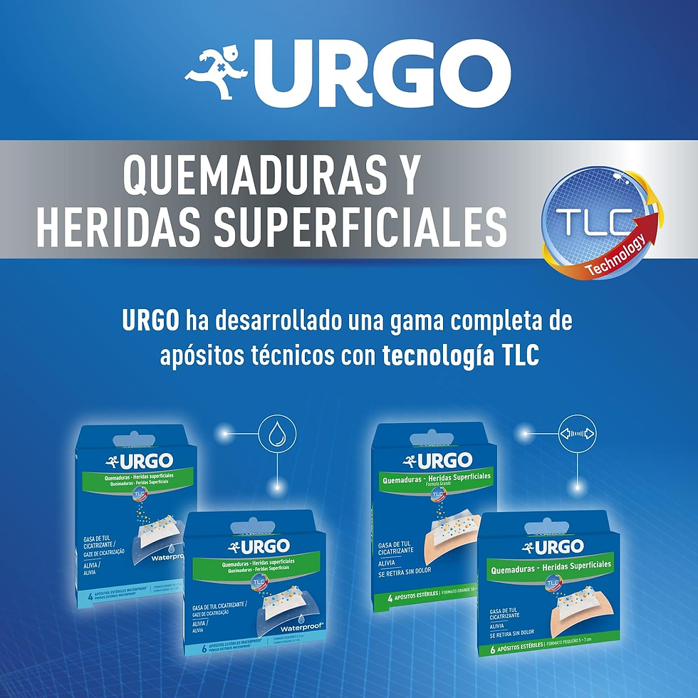 Miniatura: Urgo - Quemaduras Y Heridas Superficiales Waterproof - Apósitos Estériles Imperm