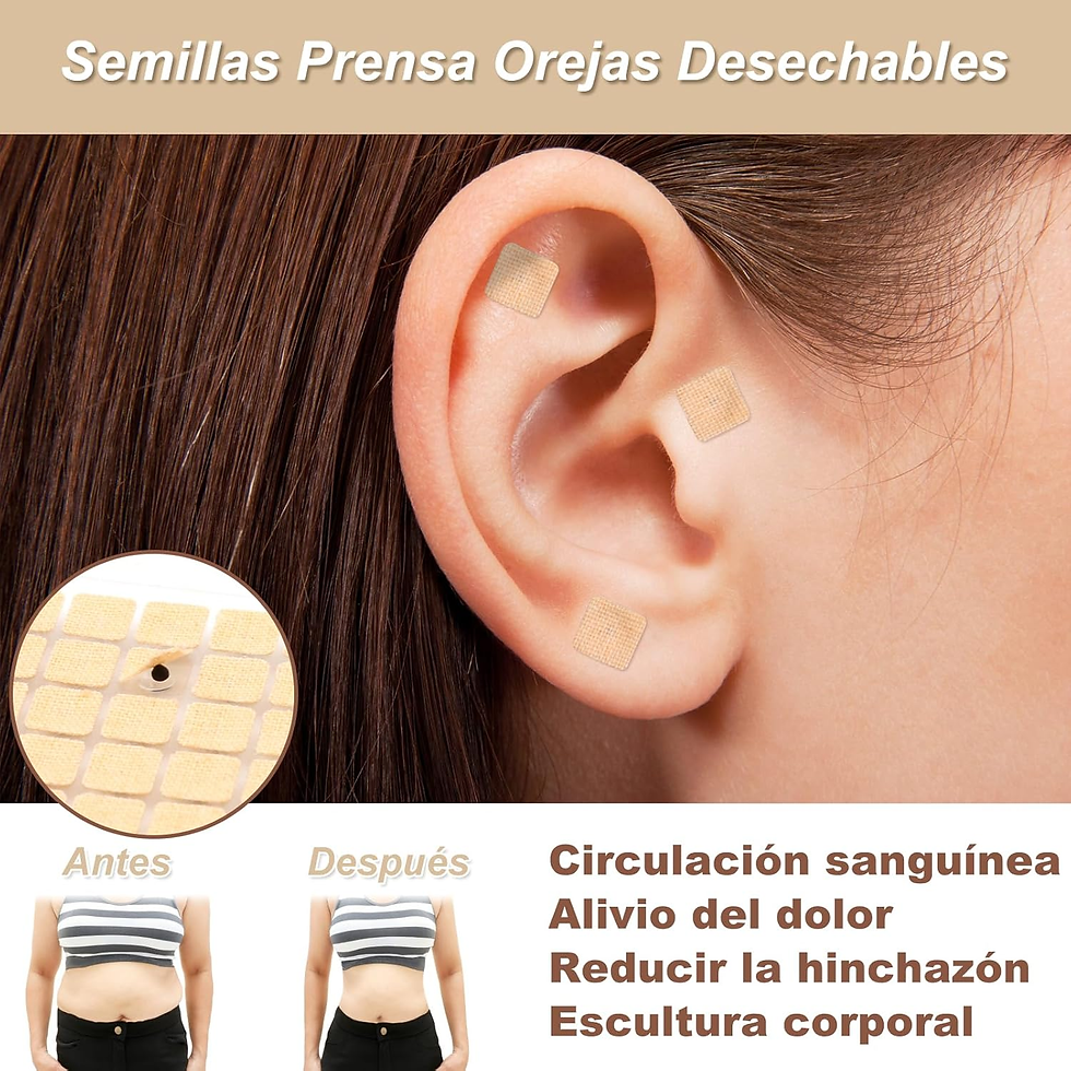 Miniatura: 1200 Unids Acupuncture Semillas De Oreja, Adhesivas Desechables Para Masaje De O