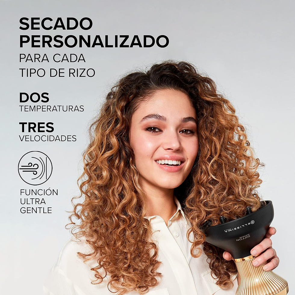 Miniatura: Bellissima Imetec Diffon Supreme, Difusor De Aire Caliente Para Cabello Rizado, 