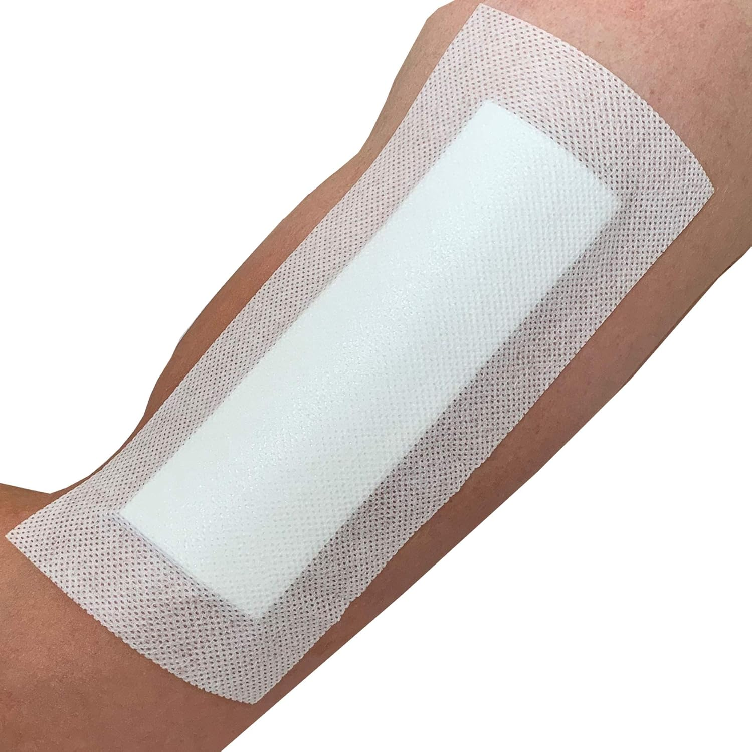 Paquete De 25 Apósitos Adhesivos Estériles Para Heridas 10 Cm X 20 Cm