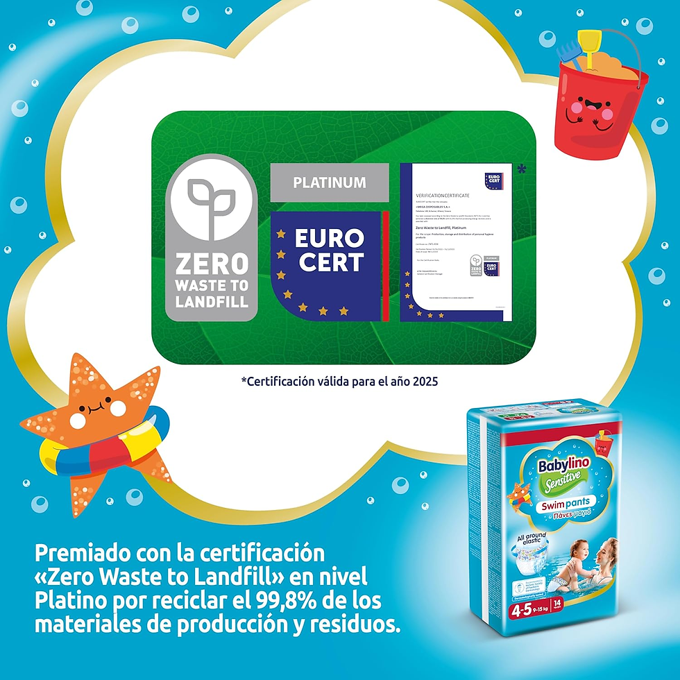 Miniatura: Sensitive Swimpants - Pañales De Playa Y Piscina, Talla 4-5 (9-15 Kg), 14 Unidad