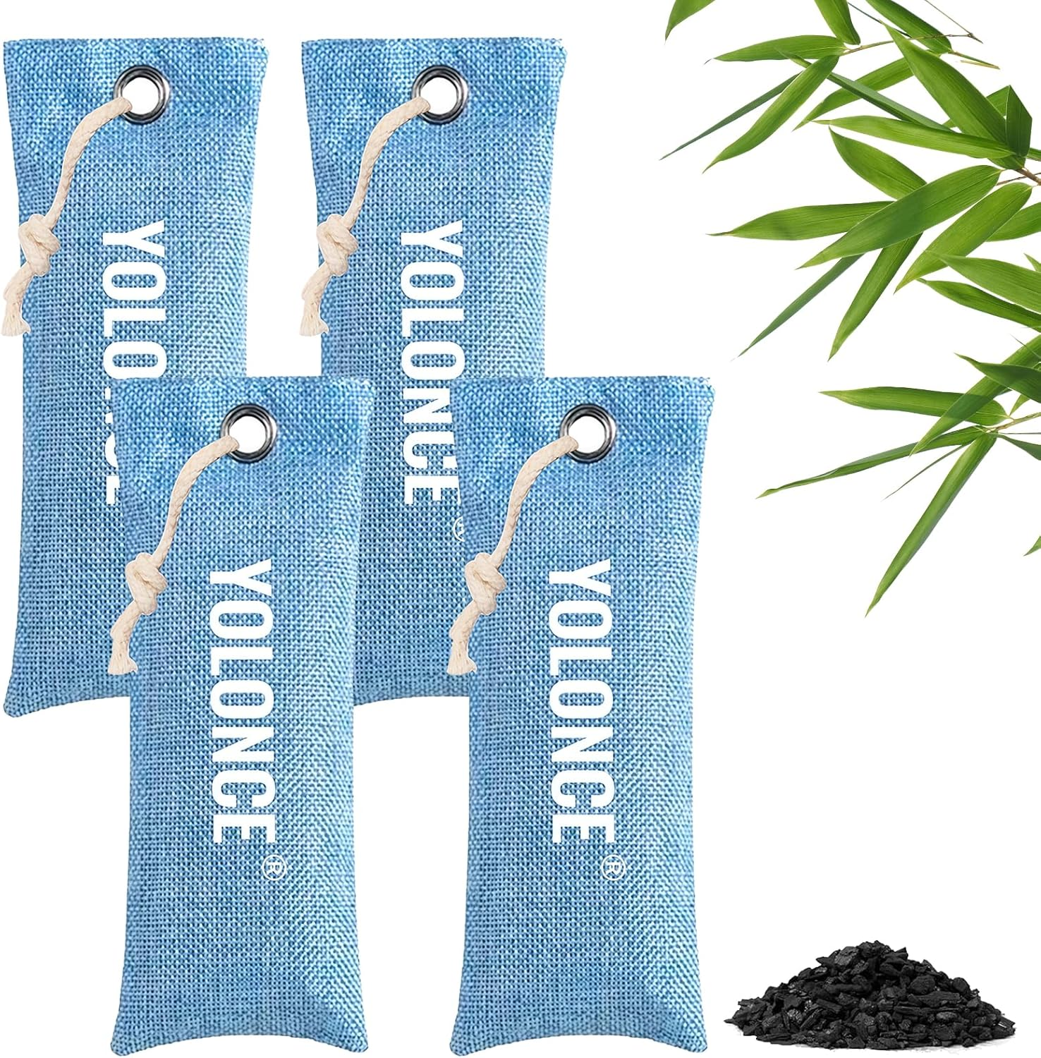 4 Bolsas Eliminador De Olores Para Zapatos, Saco Absorbente De Carbón Activo De