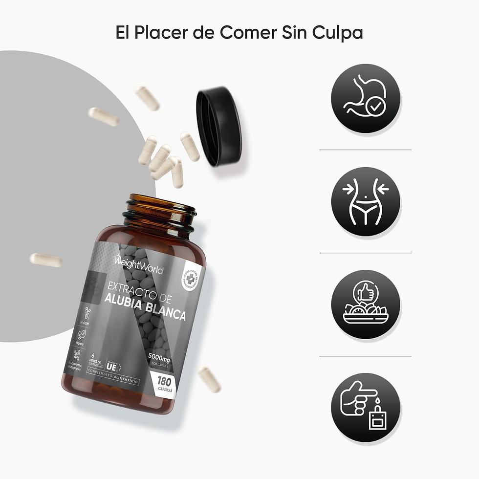 Miniatura: Extracto De Alubia Blanca 5000Mg Con Zinc Y Cromo - 180 Cápsulas Veganas, El Zin