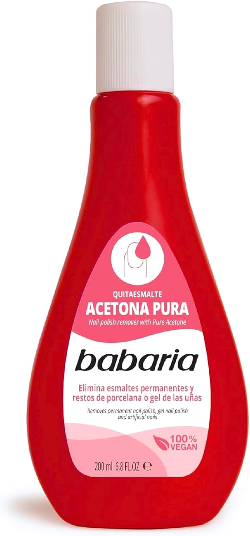 Babaria - Quitaesmalte Acetona Pura | Quitaesmalte Semipermanente | Quita Esmalt