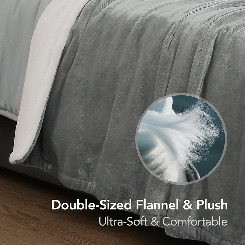 Miniatura: CURECURE Manta Calefactora Eléctrica Para Cama Con Apagado Automático Protección