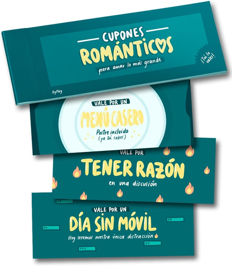 Talonario Para Parejas - Vales Para Parejas - Cupones Regalo, Retos Originales,