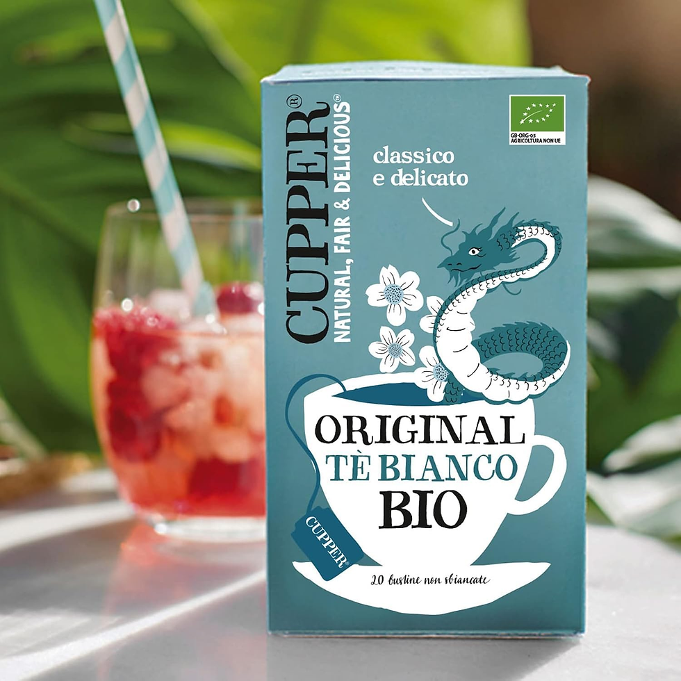 Miniatura: Cupper - 20 Bolsitas De Té Blanco Ecológico - Sin Azúcar Añadido - Apto Para Veg