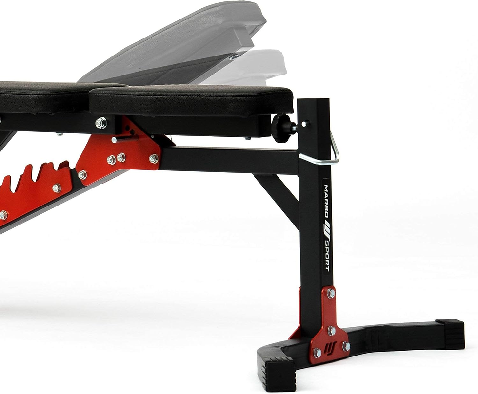 Miniatura: Marbo Sport - Banco De Pesas Ajustable MH-L115 - Estructura Fuerte Y Duradera - 