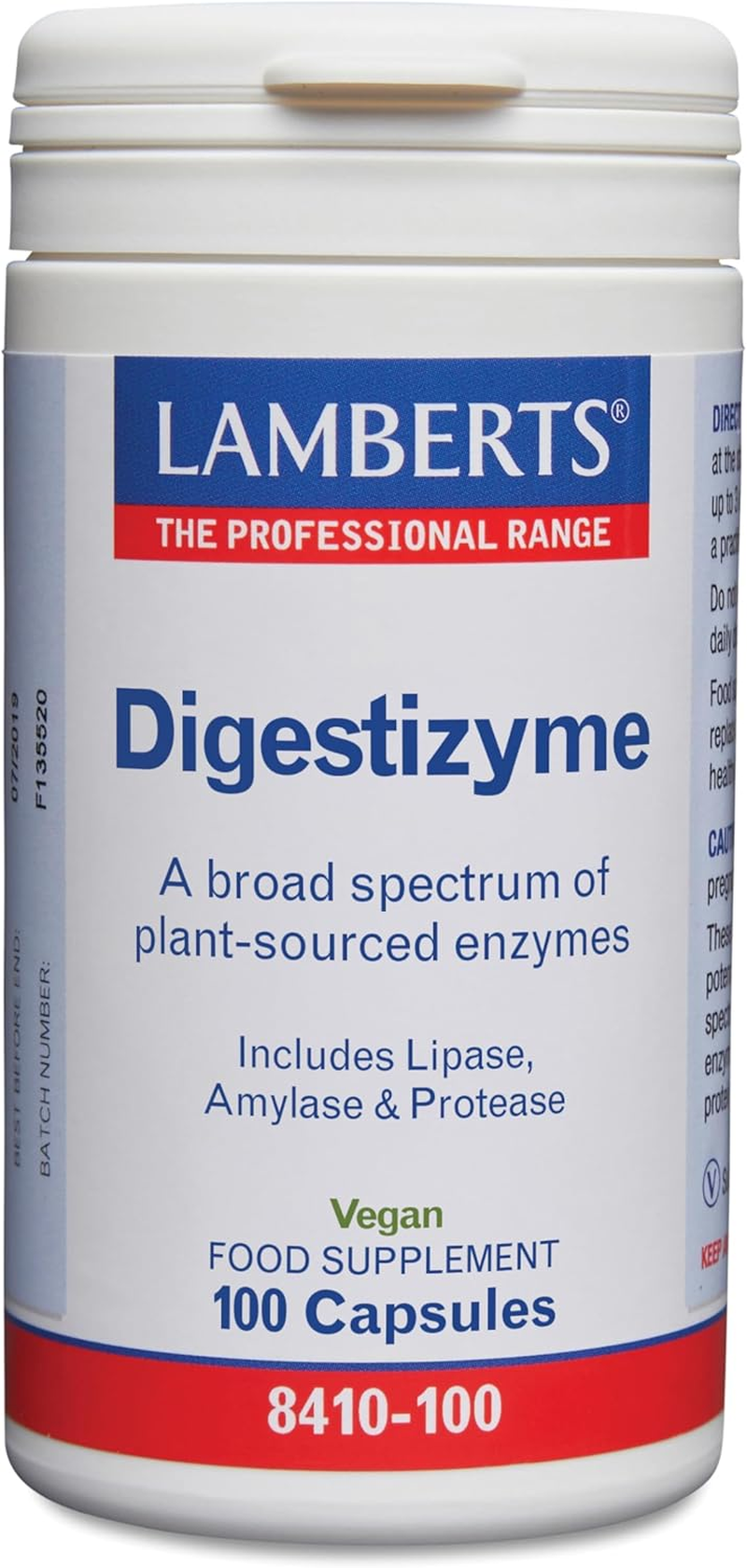 Lamberts Digestizyme - 100 Cápsulas