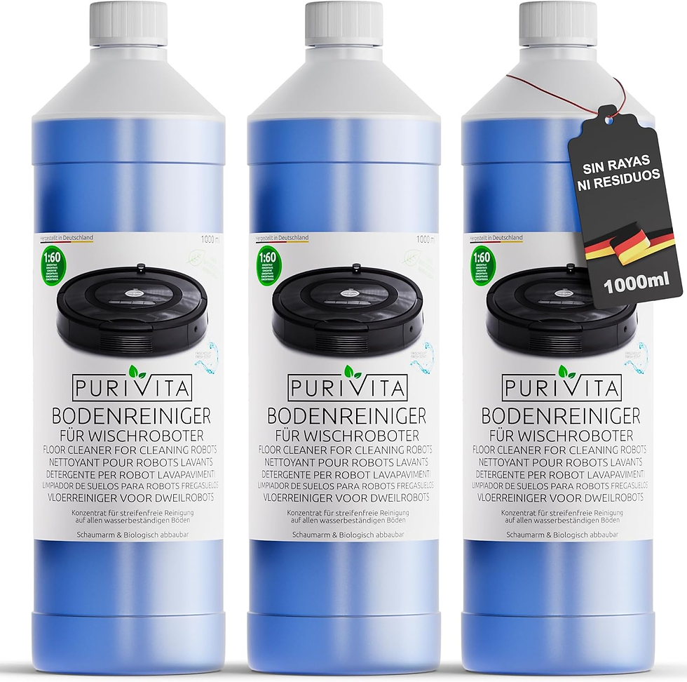 Miniatura: ® Detergente Robot Aspirador [1L] - Liquido Robot Friegasuelos Sin Rayas & Soste