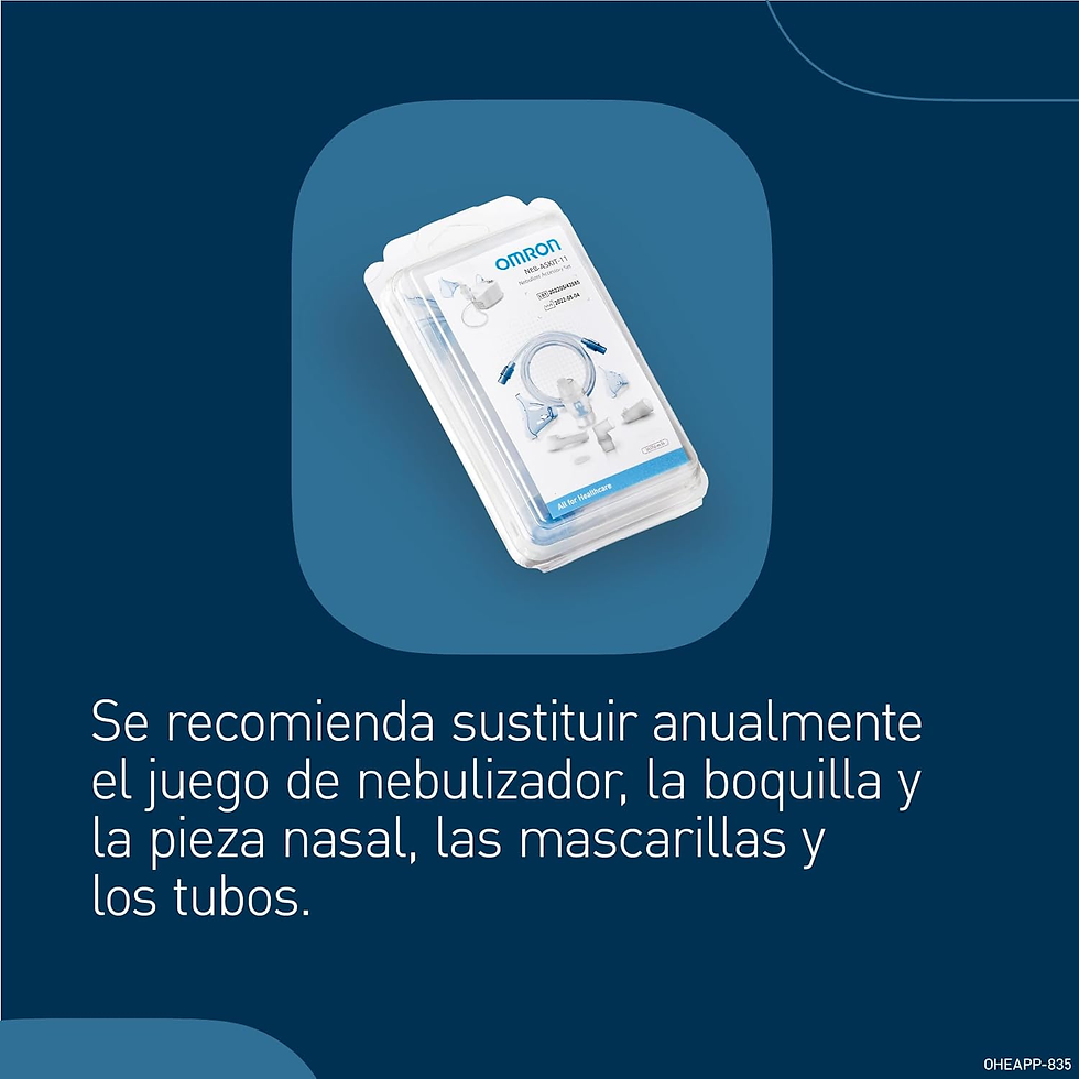 Miniatura: OMRON X102 Total Nebulizador Para Niños Y Adultos Con Lavado Nasal 2 En 1, Dispo