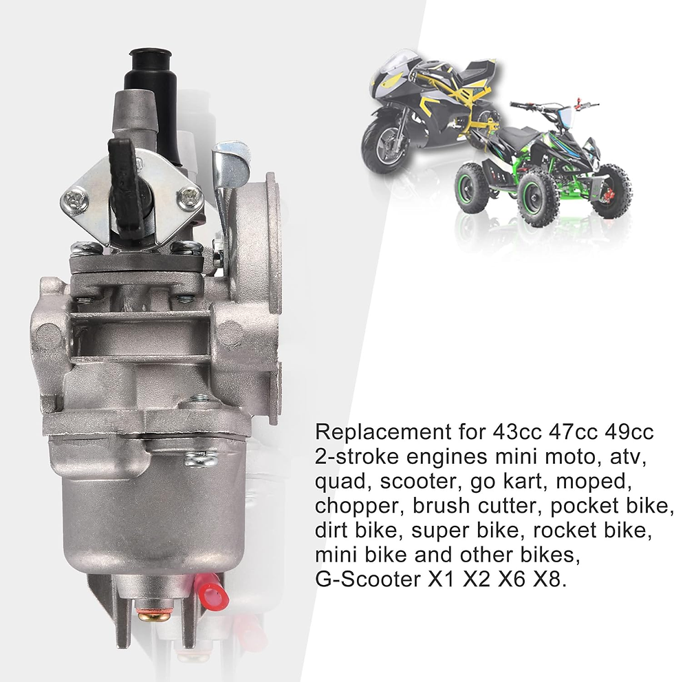 Miniatura: GOOFIT Carburador 13 Pz13 Moto Reemplazo Para 2 Tiempos 47Cc 49Cc Mini Quad Pit 