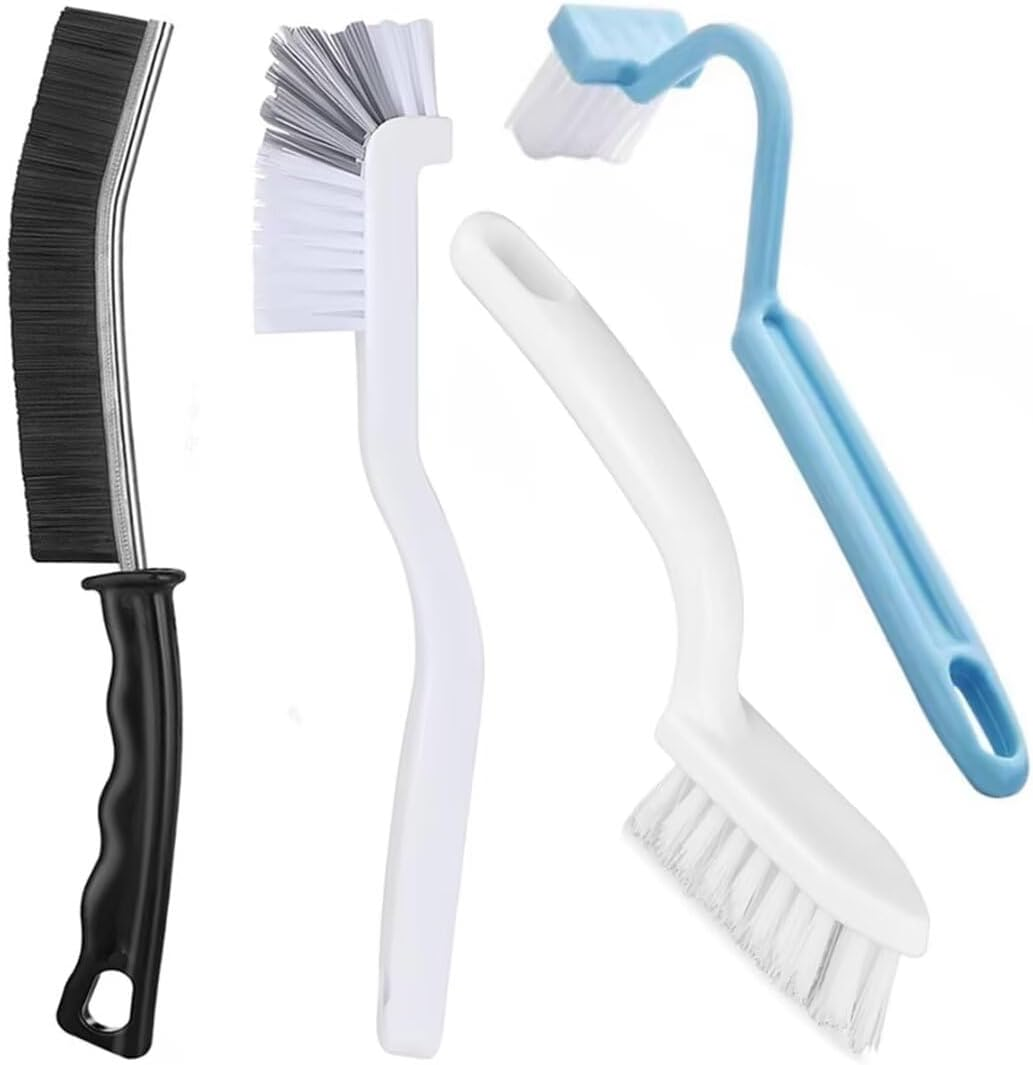 Set De Cepillos Para Juntas, Cepillo De Cerdas Duras Para Limpieza De Esquinas,