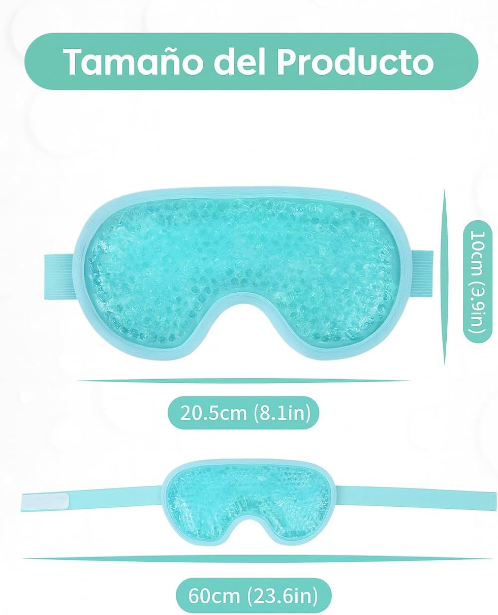 Miniatura: Antifaz De Gel Frío Y Calor Para Ojos – Máscara Refrescante Con Doble Cara (PVC 