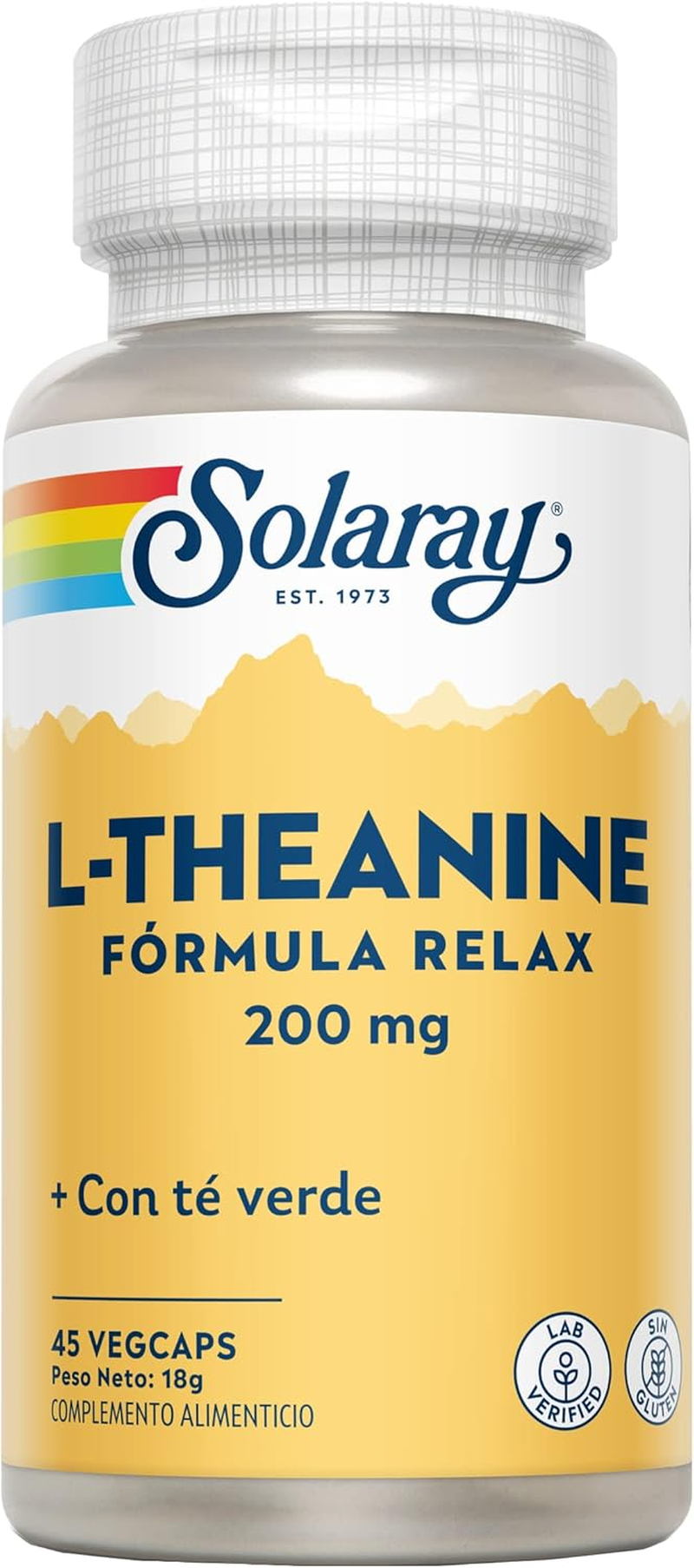 Solaray L-Teanina - 45 Cápsulas