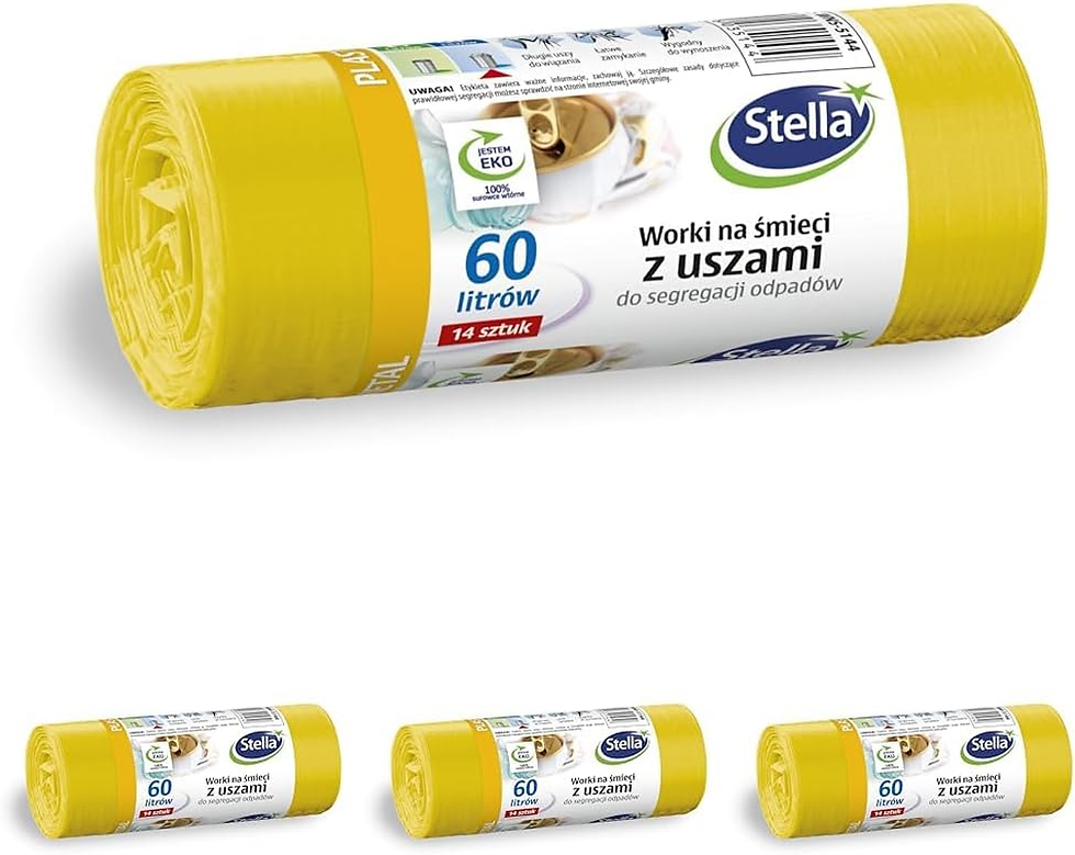 Miniatura: Stella 035144 - Bolsas De Basura Con Asas Para Separación De Plástico Y Plástico