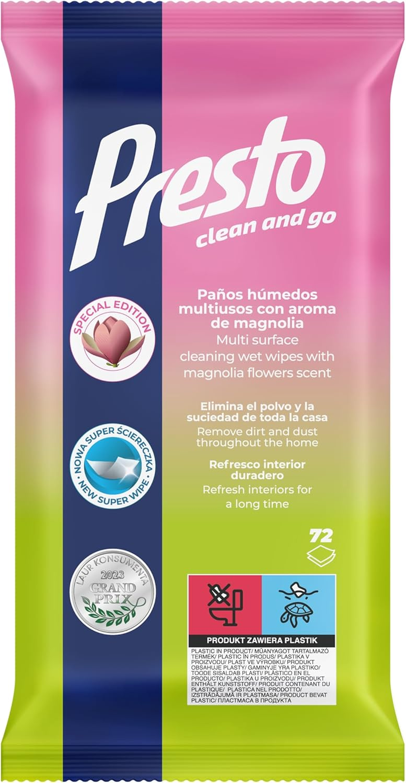 Presto Toallitas De Limpieza Para Muebles De Madera - (72 Piezas) Toallitas De L