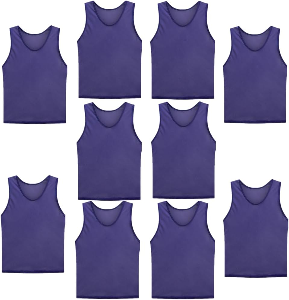 Miniatura: 10 Piezas XL Petos De Fútbol Para Adulto,Jóvenes,Unisex,70 * 62Cm,Petos Fútbol C