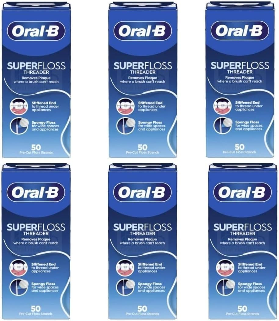 Oral-B Super Floss - 50 Hebras Precortadas X 6