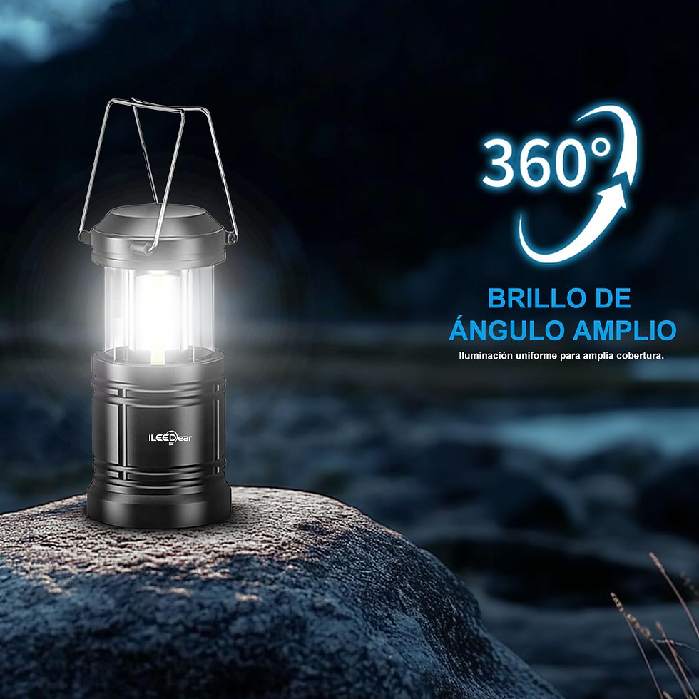 Miniatura: Paquete De 2 Linternas LED Para Acampar, Lampara Camping, Kit De Supervivencia P