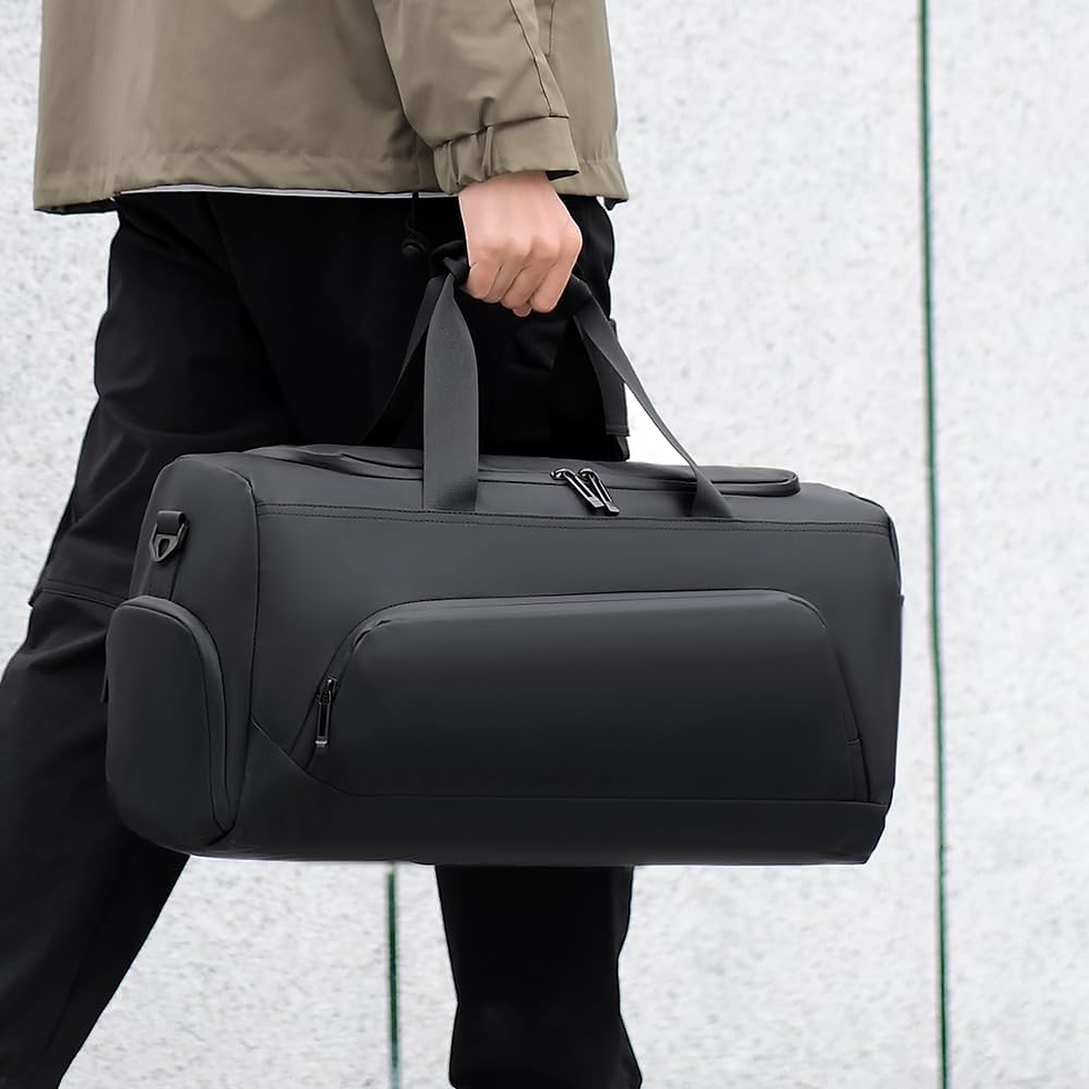 Miniatura: Bolsa De Deporte Bolsa Gimnasio Para Hombre Mujer Grande Bolsa De Viaje Con Zapa