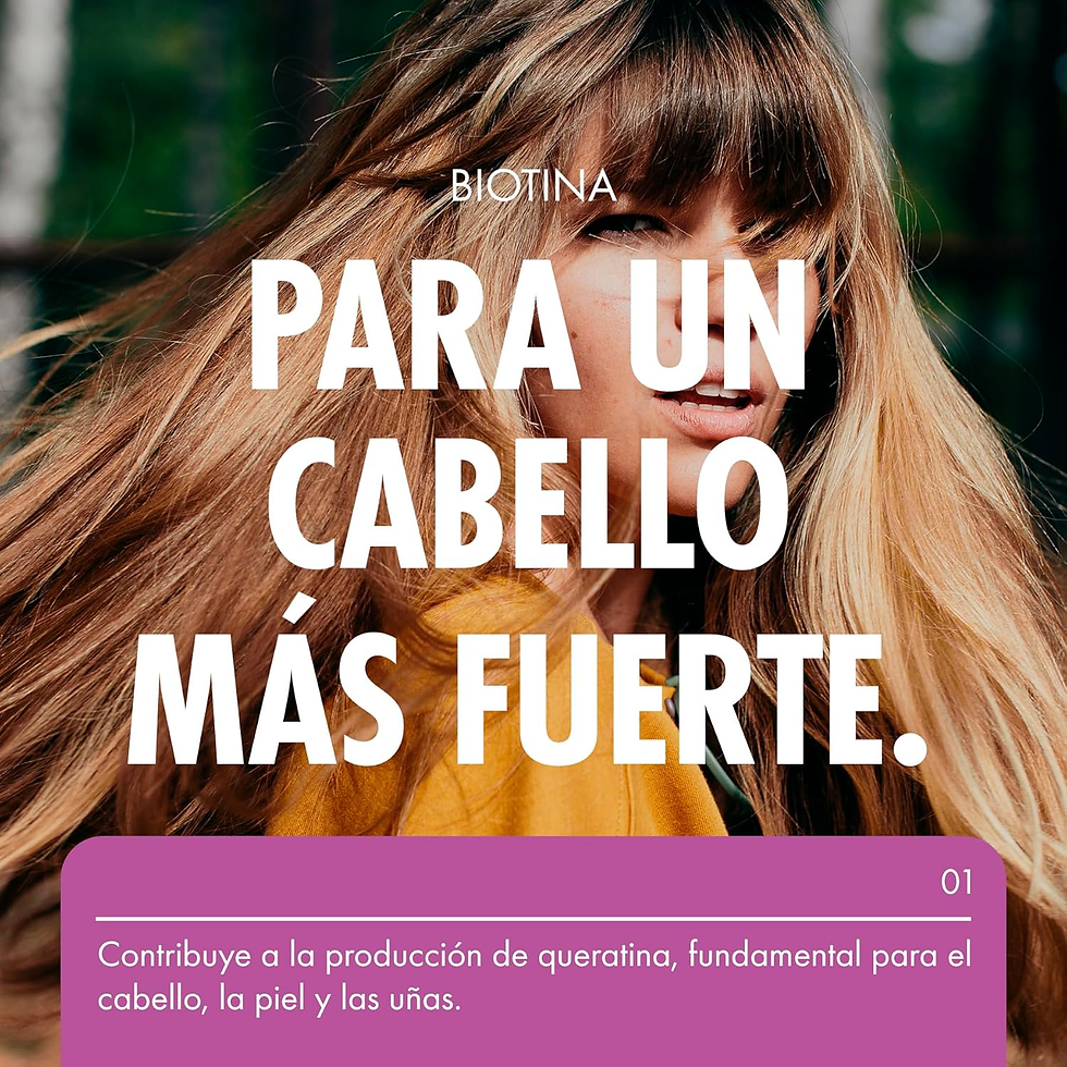 Miniatura: Incite Nutrition Biotina Suplemento Para El Crecimiento Del Cabello 12,000Mcg, T