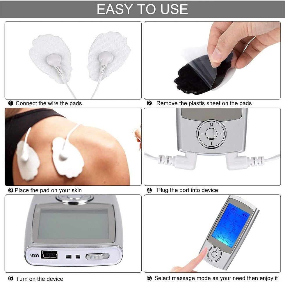 Miniatura: TENS Electroestimulador Digital, Para Aliviar El Dolor Muscular Y El Fortalecimi