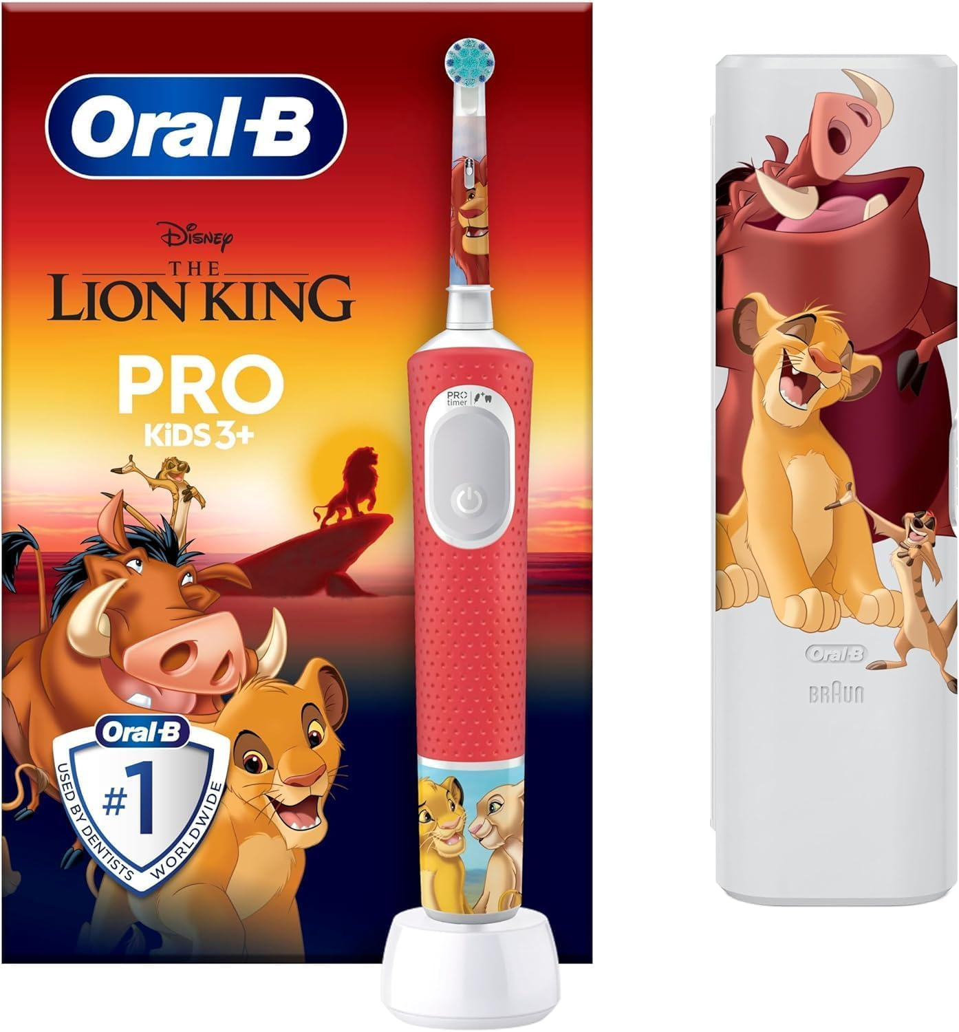 Oral-B Pro Kids - Cepillo De Dientes Eléctrico Para Niños a Partir De 3 Años, In