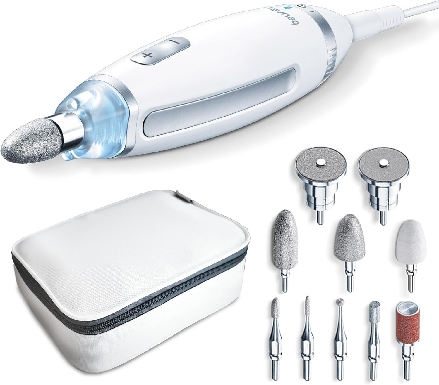 Beurer MP 62 Set De Manicura/Pedicura Con 10 Accesorios