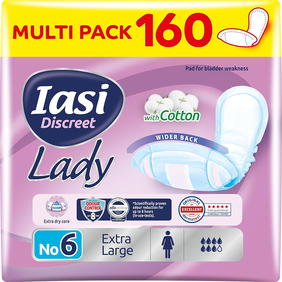 Miniatura: Discreet LADY - Compresas De Pérdida Urinaria Femeninas Ligeras Y Moderadas, Tal