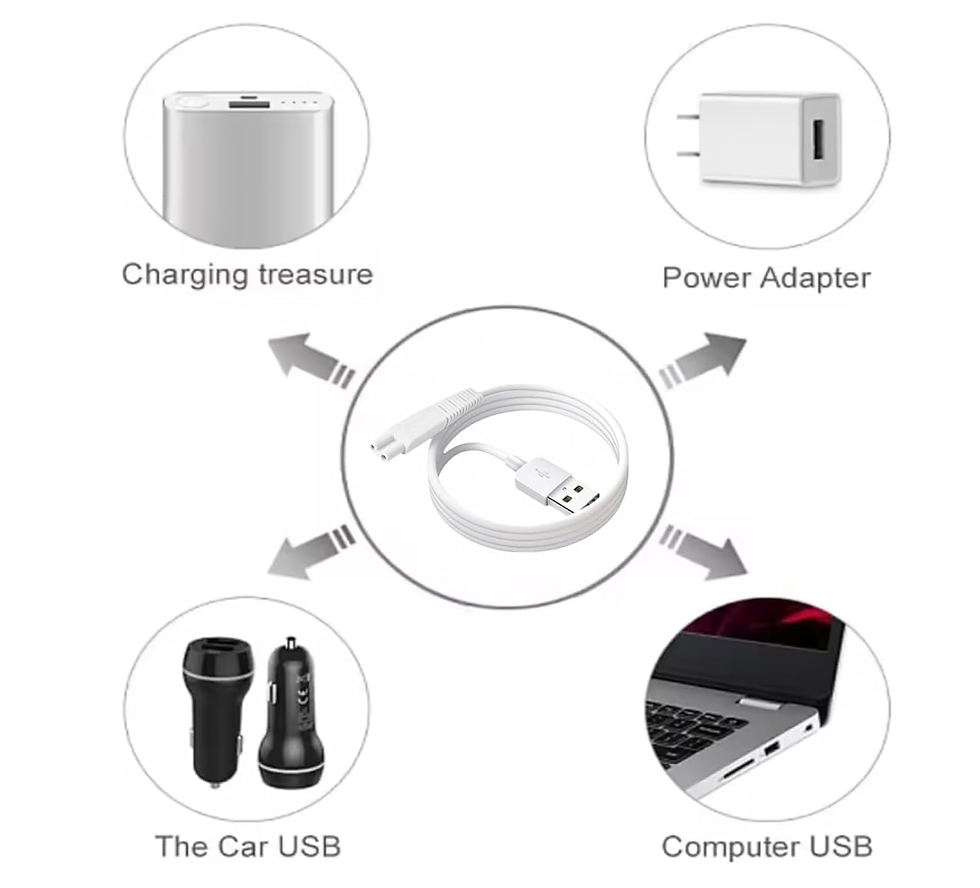 Miniatura: Repuesto USB Cargador Cable De Carga Para Irrigador Bucal | Cargador Water Floss