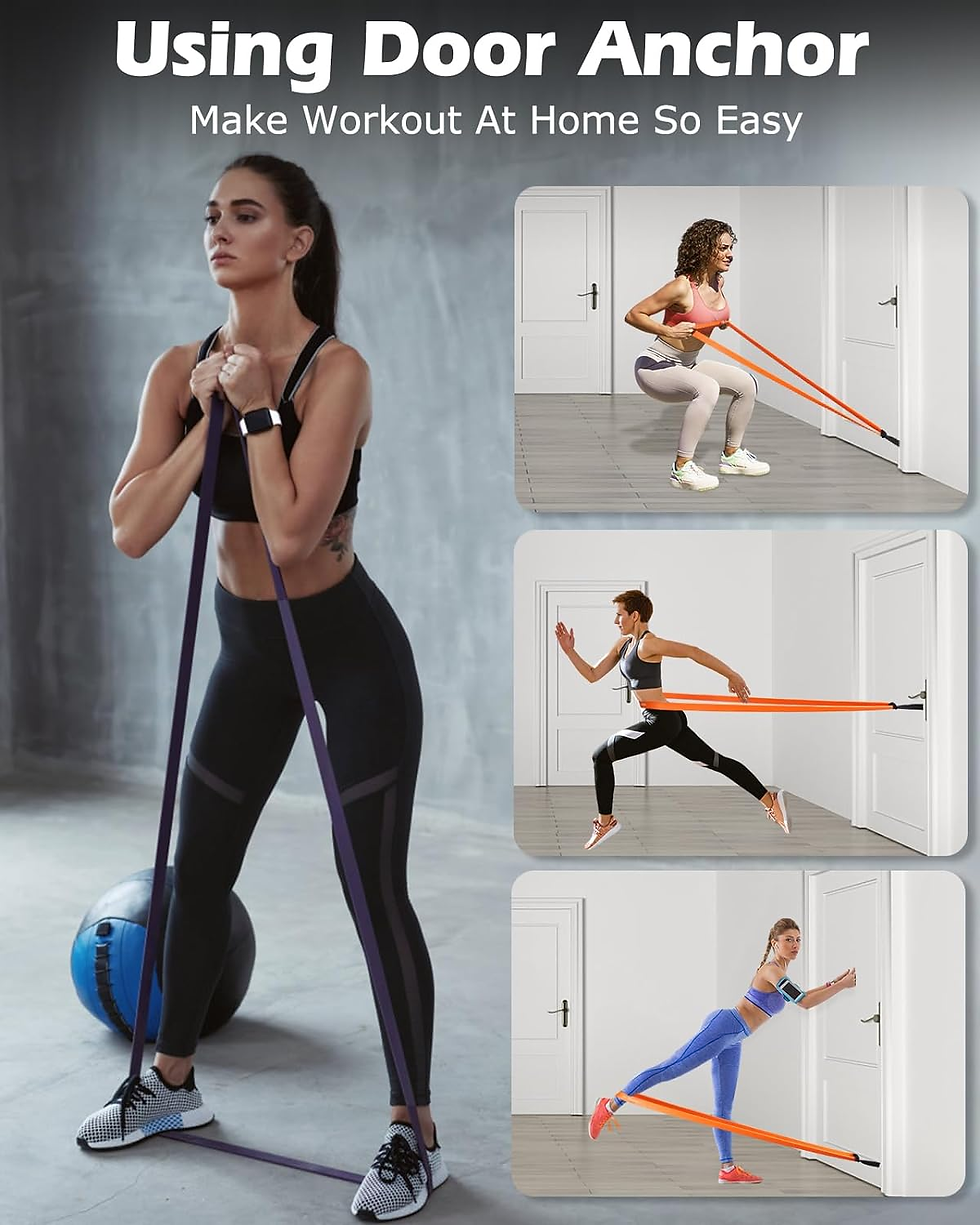 Miniatura: Zacro Banda De Resistencia - Bandas Elasticas De Fitness Para Entrenamiento De F