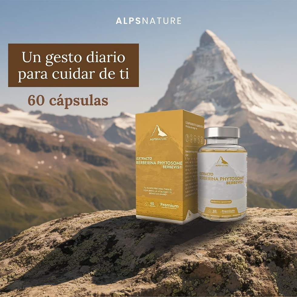 Miniatura: ALPS NATURE Berberina Fitosomada Berbevis® 600 Mg – 60 Cápsulas Para 60 Días - B
