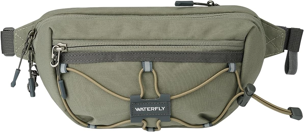 Miniatura: Waterfly Riñonera Mujer Hombre Con Bloqueo RFID, Riñoneras Antirrobo Con Cinturó