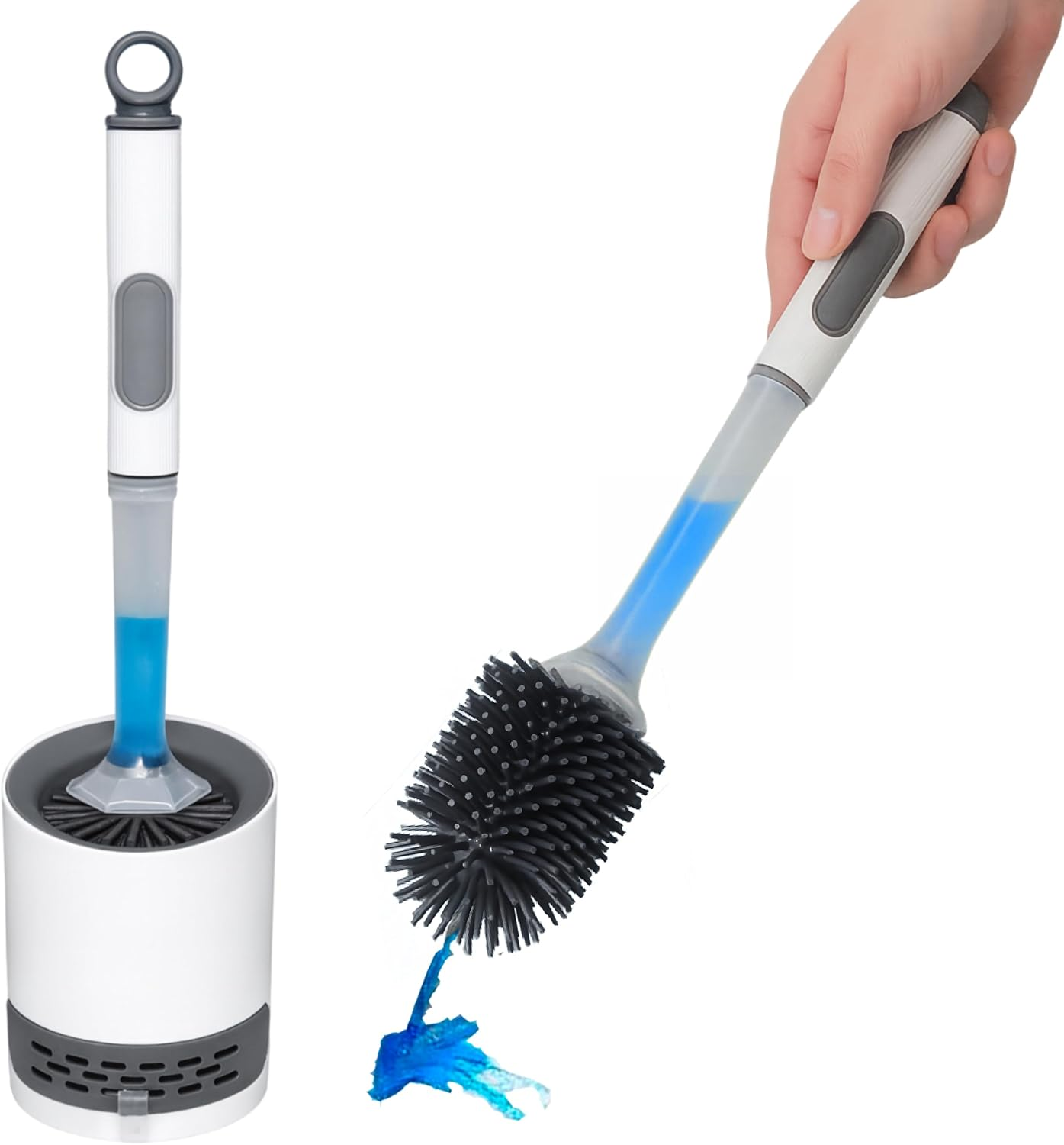 Escobilla Baño Con Dispensador Jabon - Escobilla Baño Silicona - Escobillas De B