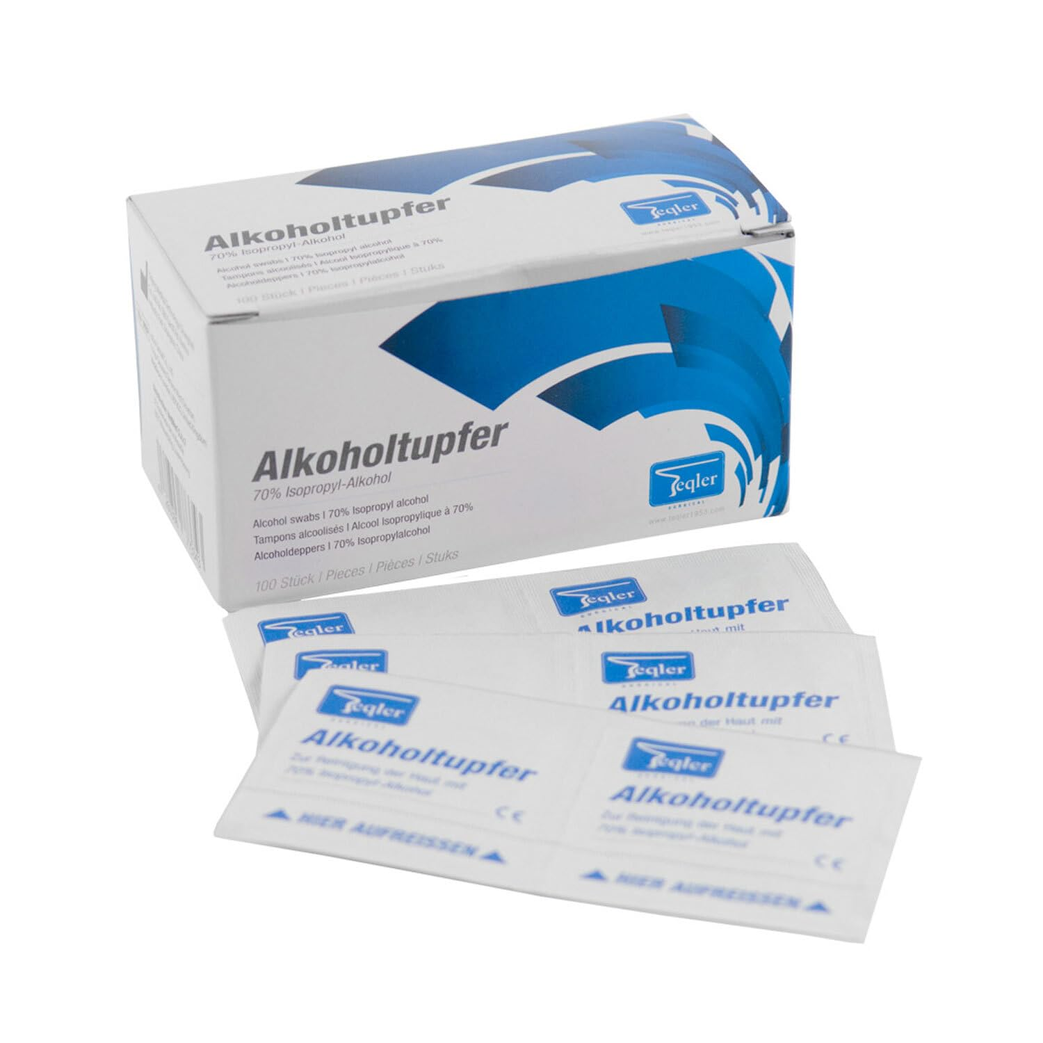 T-431101 Toallitas De Alcohol (Caja De 100 Uds.)