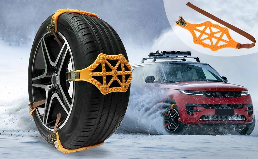 Miniatura: Cadenas De Nieve, Cadenas Para Neumáticos  Paquete De 8 Cadenas Antideslizantes 