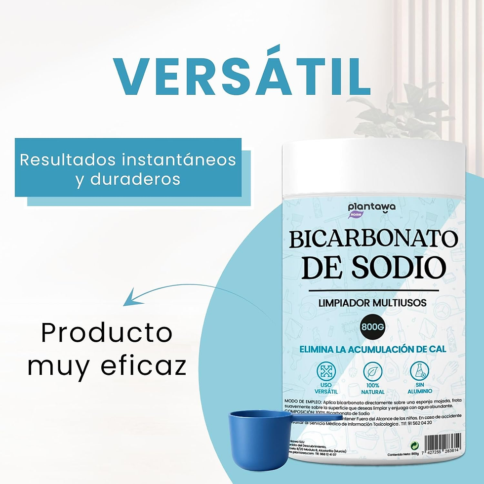 Miniatura: PLANTAWA Bicarbonato De Sodio 800G | Bicarbonato Para Limpieza Del Hogar | Multi