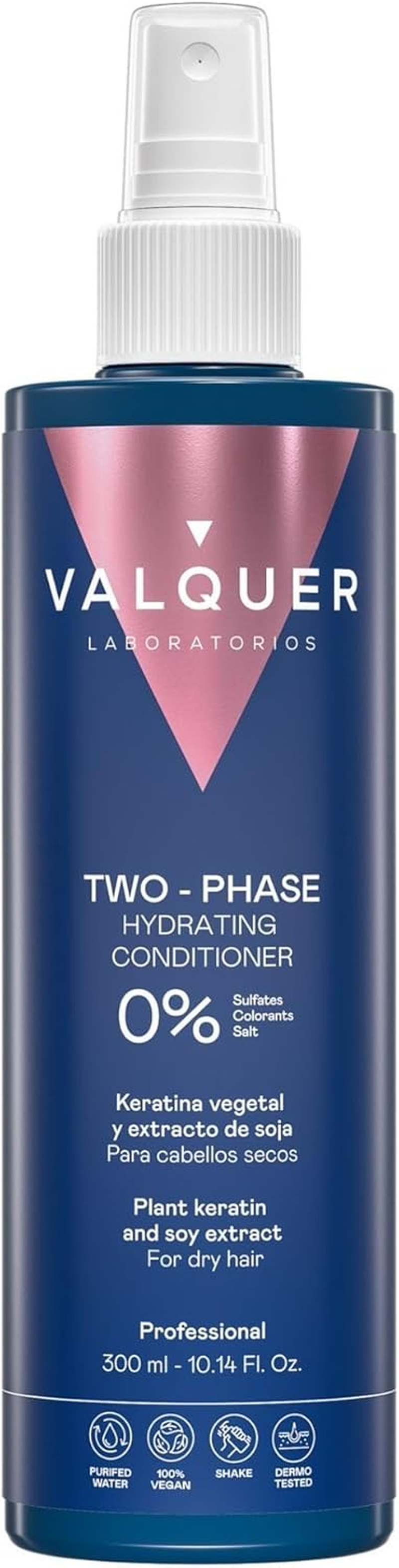 Valquer Acondicionador Bifásico Ultrahidratante Sin Aclarado Para Cabello Seco Y