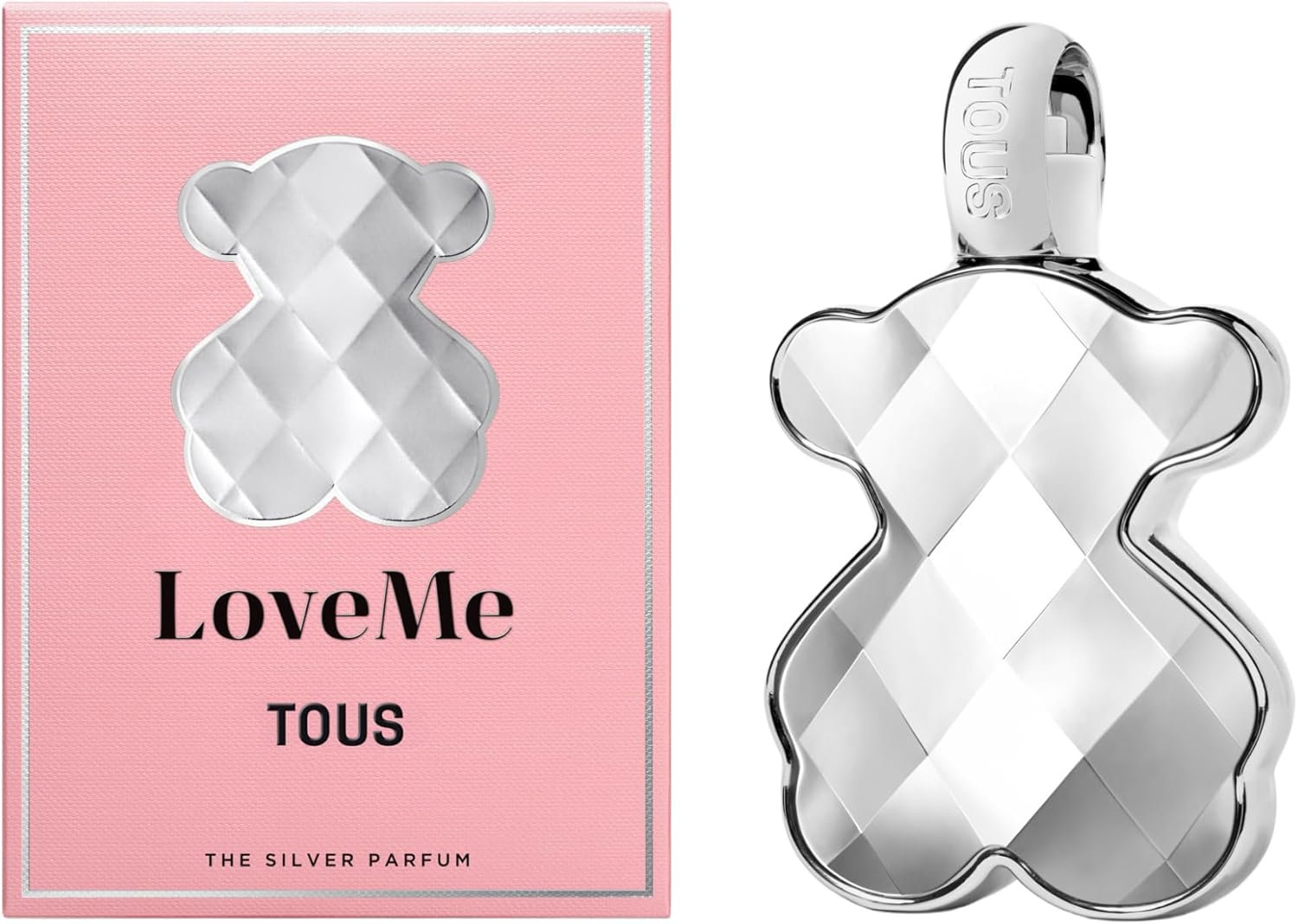 Tous Loveme the Silver, Eau De Parfum Para Mujer, Fragancia Floral Afrutada 90Ml